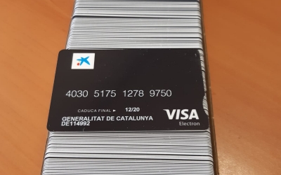 Les targetes moneder entregades per al Generalitat | Cedida